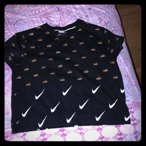 NIKE METALLIC CLASH PRINT TOP